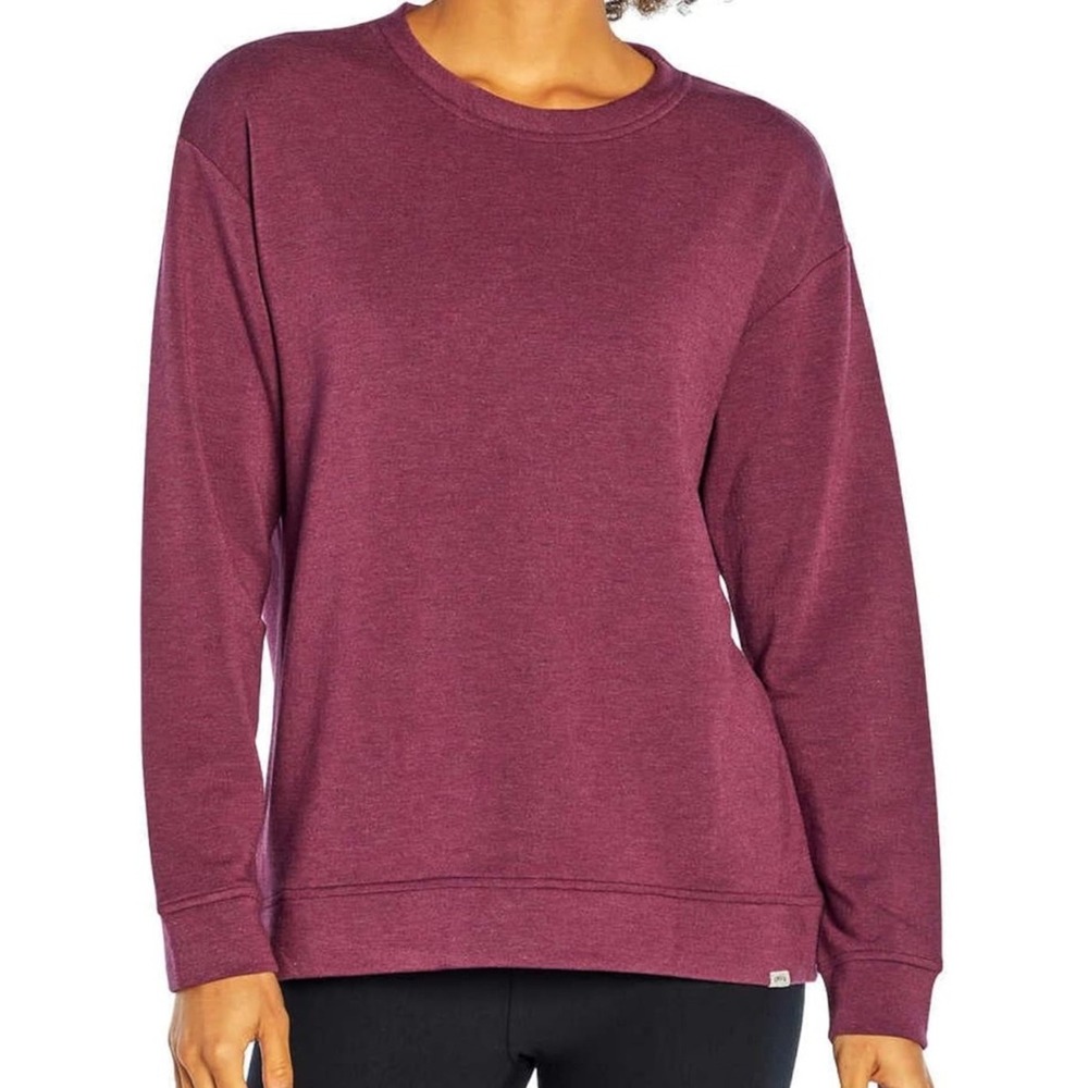 Orvis Women's Long Sleeve Cozy Crewneck Pullover L Modal Casual Soft Gorpcore